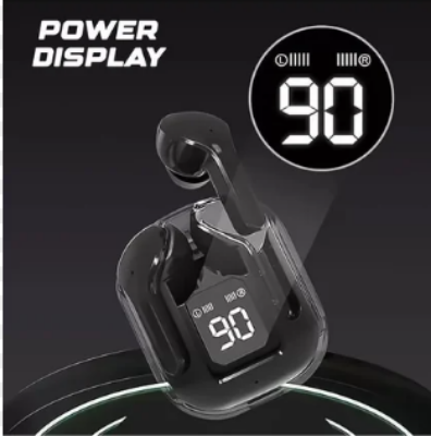 Picture of T2 TWS Transparent Wireless Bluetooth 5.3 Earbuds with Transparent Cover Handfree Call Headset HiFi Stereo Sound Headphones in-ear Noise Cancelling Earphones