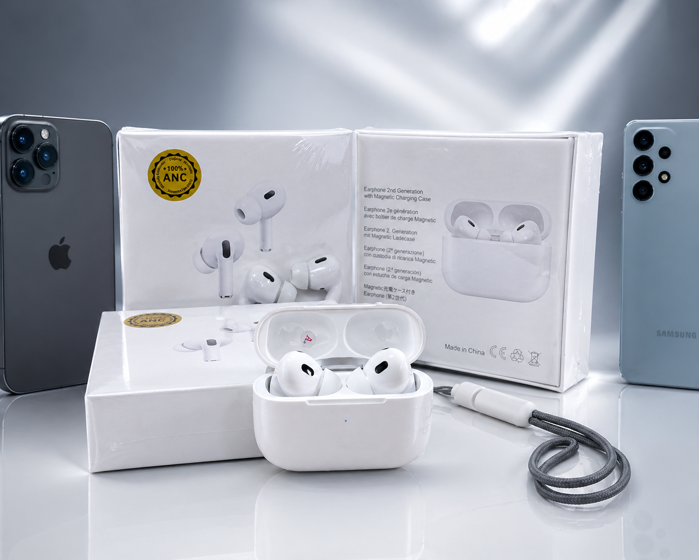 Picture of Airpods Pro / tws wireless earbuds Bluetooth bluetooth headphone With  High Base replica and long Battery