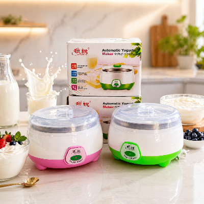 Picture of (Doi) Yogurt Maker-Automatic Stainless Steel - ABS + PP - 220-240V - 15W - 1L Capacity - On/Off Switch - Light Indicator - 7-9 Hours Preparation Time -