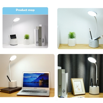 Picture of YAGE YG-T109 Table Lamp Pen Holder Desk Lamp Rechargeable USB Reading LED Table light Night Light By Latfu