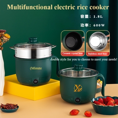Picture of Mini Electric Rice Cooker 1.8 L Non-stick Cooking Machine Double Layer Hot Pot Multifunction Electric Rice Cooker 220V by Latfu