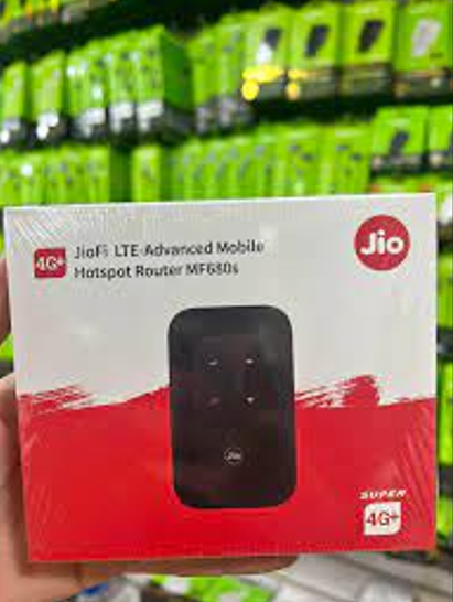 Picture of JIO 4G+ Wifi Airport pocket Router Hotspot Router MF680s with Battery By Latfu