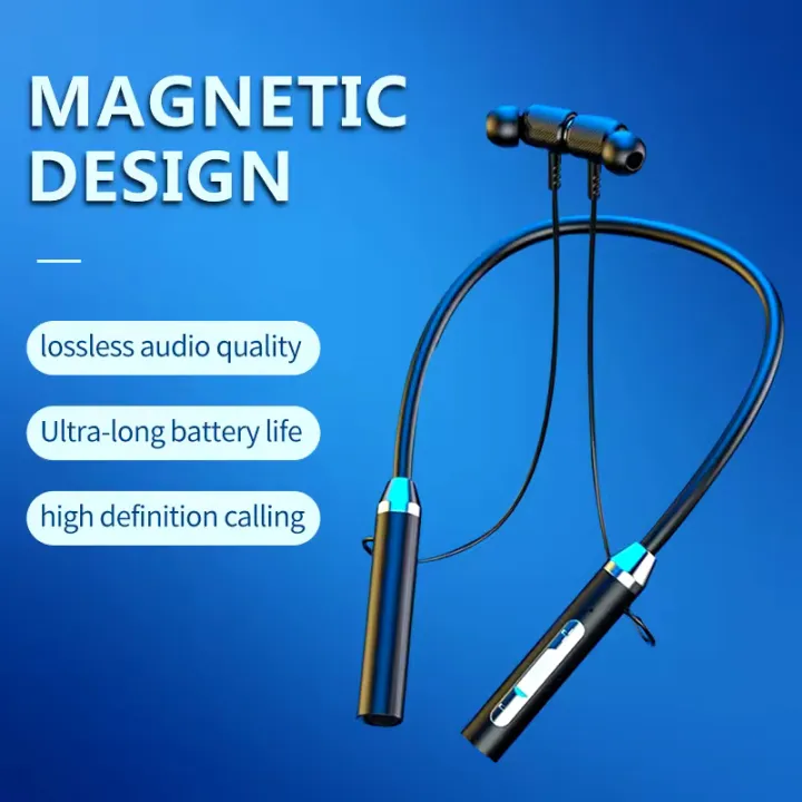 Picture of HM01 Wireless Neckband Magnet Gaming Headset BT 5.3 Earphone Wireless Headphone By Latfu