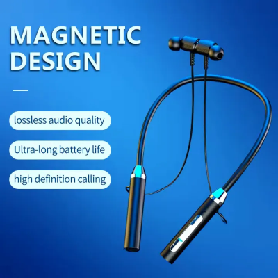 Picture of HM01 Wireless Neckband Magnet Gaming Headset BT 5.3 Earphone Wireless Headphone By Latfu