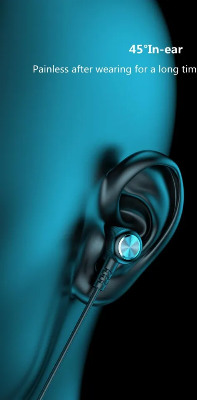 Picture of HM01 Wireless Neckband Magnet Gaming Headset BT 5.3 Earphone Wireless Headphone By Latfu