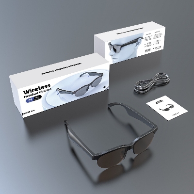 Picture of Unisex Smart Sunglasses with Hi-Res Audio, HD UV Protection, Wireless Calls & Music, Long Battery Life, Rechargeable, Touchpad Control By Latfu