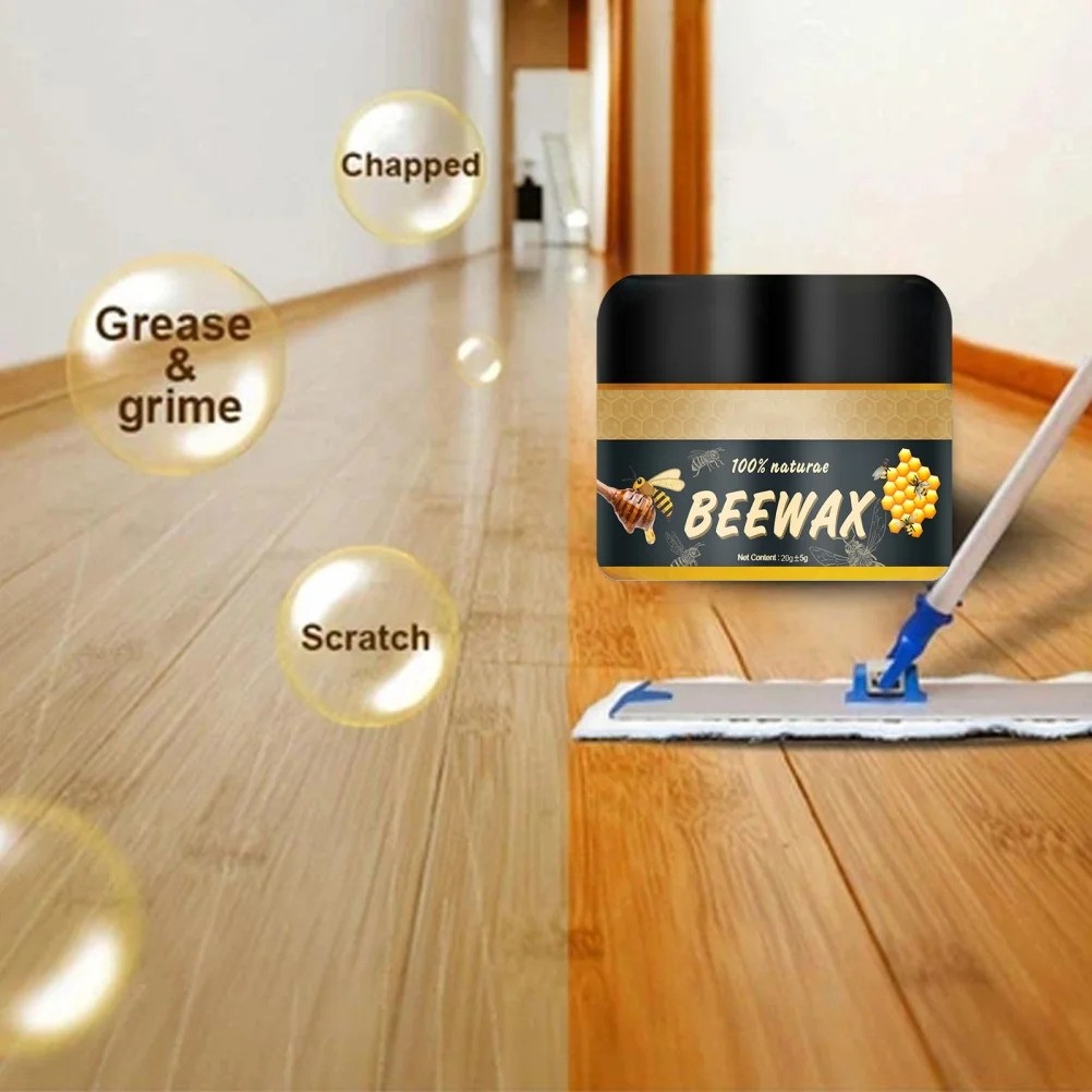 Picture of Beewax Wood Polish Polisher Polishing Compound Wax Floor Seasoning Furniture Polish By Latfu