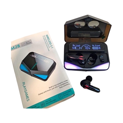 Picture of M28 TWS Bluetooth Earphones Wireless Touch Headphones Stereo Music Gaming Headsets Sports Waterproof Earbuds