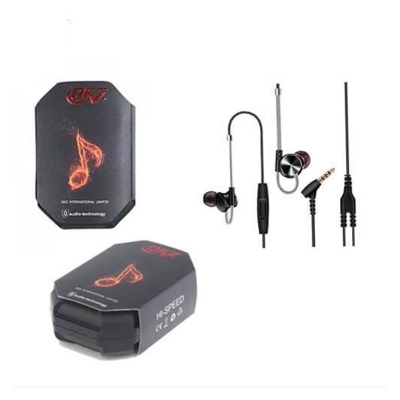Picture of QKZ DM10 Zinc Alloy HiFi Earphone In Ear Earphones Sports Headset Phone Laptop Gaming Earphone(null) - Headphone - Ear Phone - Earphone