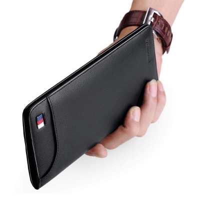 Picture of Mobile Cover and Card Holder Long Wallet - Black