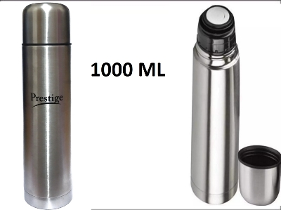 Picture of ALL STEEL HOT/ COLD WATER FLASK/TEA FLASKS/VACUUM BOTTLE 350ML-1000ML (Silver1000)