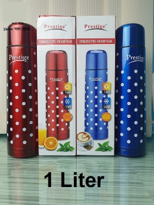 Picture of Mixed Color Metal Body Vacuum Flask 350-1000 ML (Hotpink3)