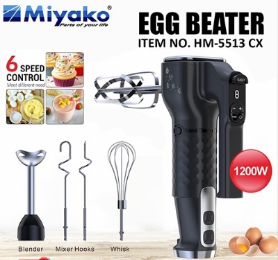 Picture of Miyako Egg Beater and Mixer (AS PER GIVEN DETAILS) (Multi5513cx)
