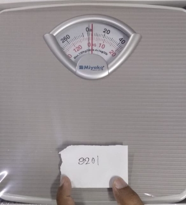 Picture of Miyako Personal Weight Machine Human Body Analog Weighing Scale Experience Accurate Tool into your daily routine and Efficient Weight Tracking (Miyako9201)