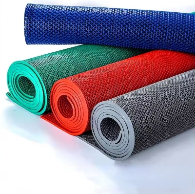 Picture of 1PC 4x3 FT Anti Skid & Multipurpose Rubber Mat |HR |Bathroom Mat | Shower Mat | Carpet | Rugs | Rainmat | Swimming Pool Mat (Multicolor7MM)
