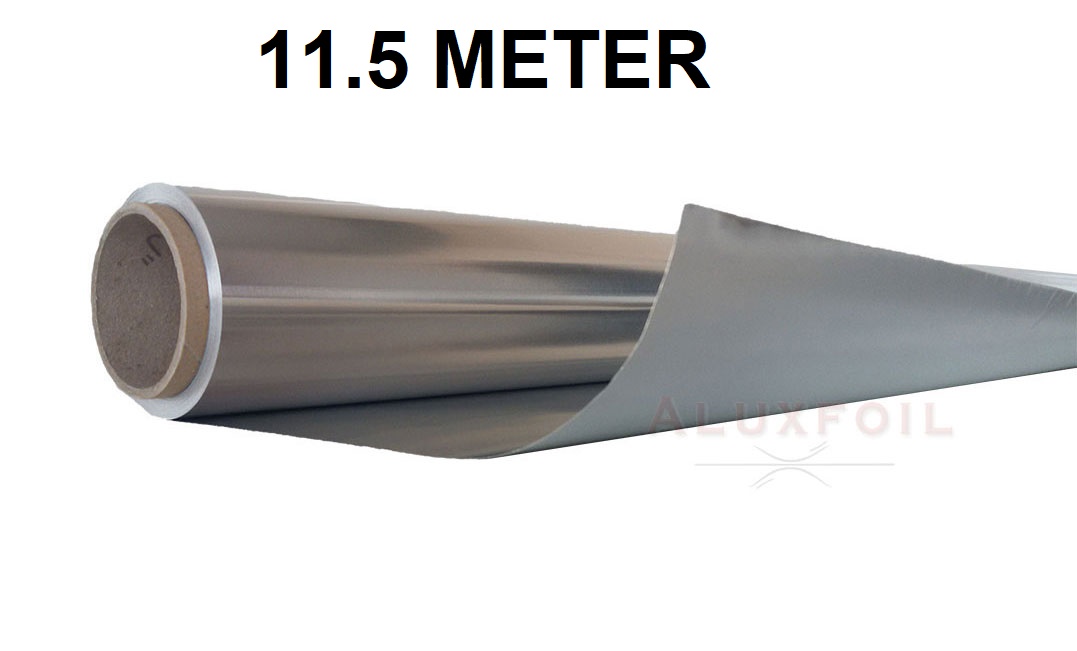 Picture of Aluminum Foil Paper 37.5 Sqf/ 11.5M For All Baking Purpose Use / Multi-use Product / For Wrapping Bakery Items / Sandwiches / Burgers / Pizza (Silver11.5)