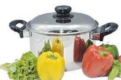 Picture of Stainless Steel Sauce Pan with SS Lid and Bakelite Handle 304 FOOD GRADE (Multicolor20CM)