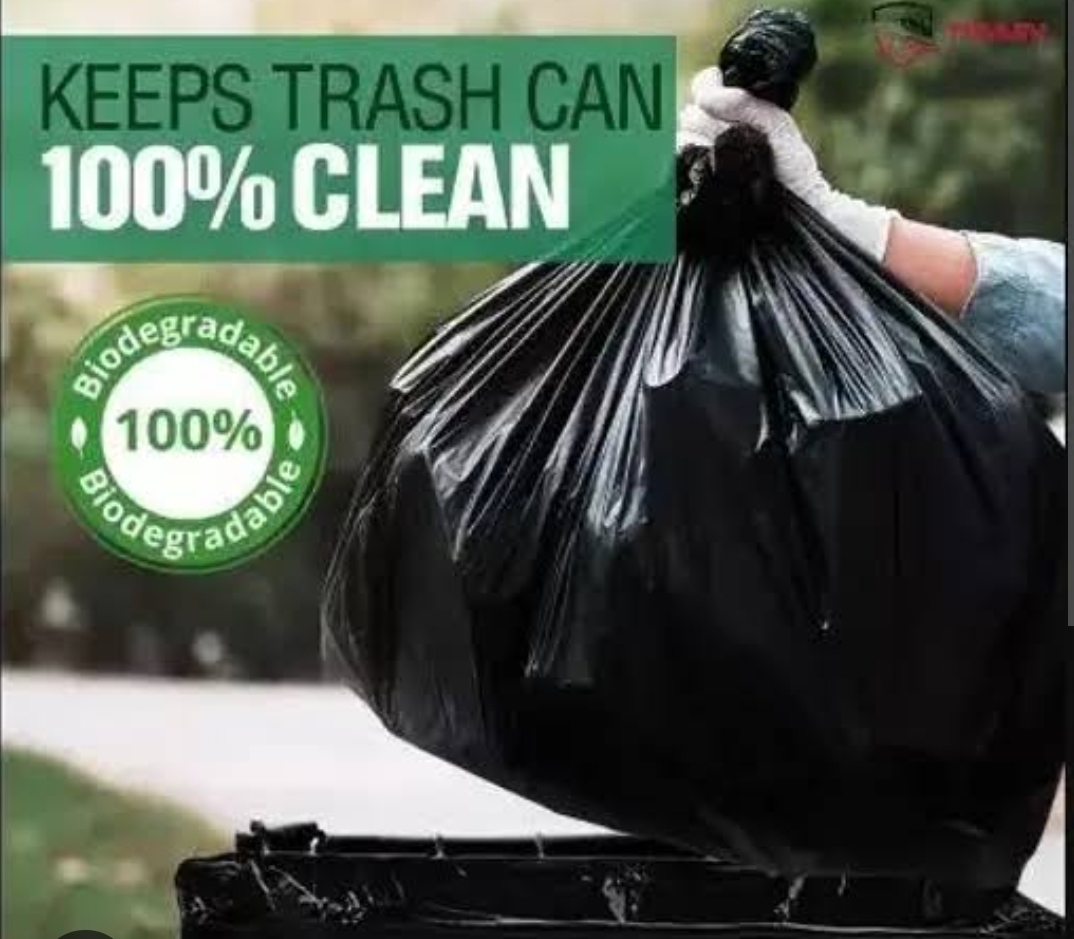 Picture of BLACK Trash Bag / Poly Bag / Garbage Bag / Moyla Felar Bag / Polibag (36 "x 24") (Black25PCS)