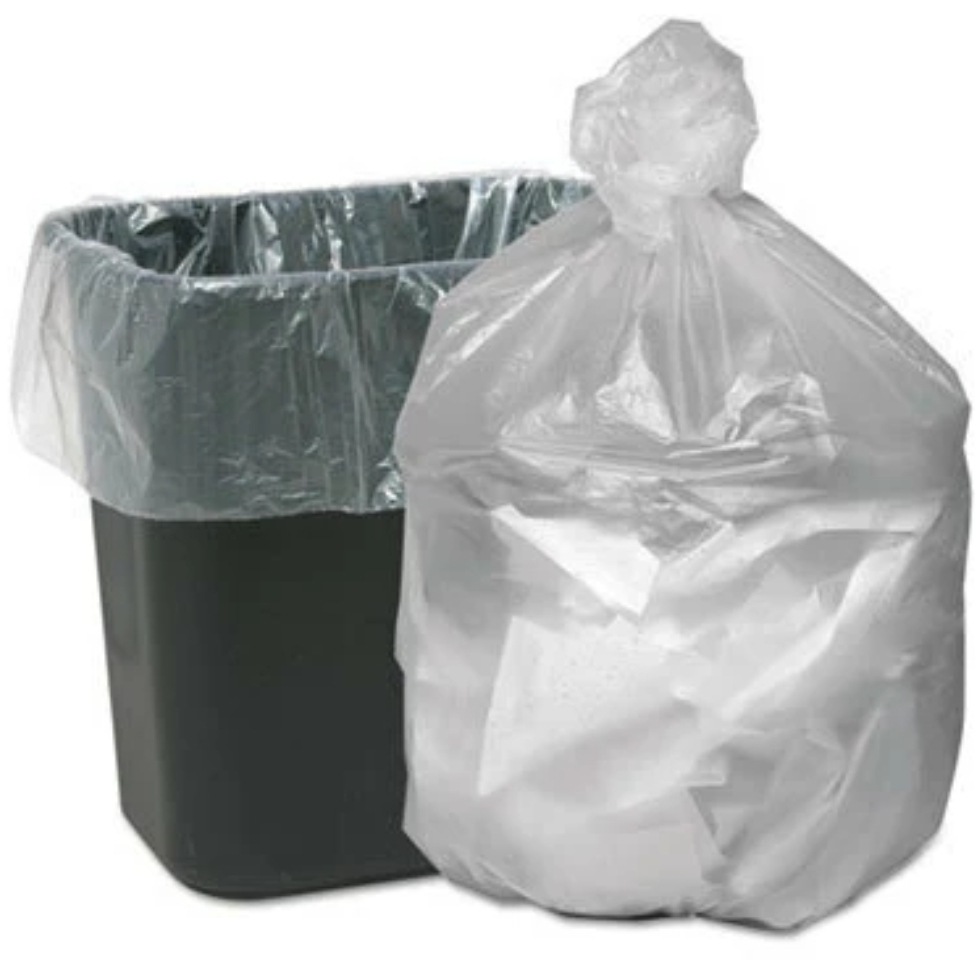 Picture of CLEAR Trash Bag / Poly Bag / Garbage Bag / Moyla Felar Bag / Polibag (52"x 32") (CLEAR25PCS)