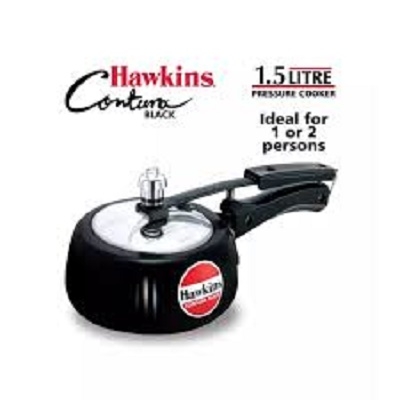 Picture of Hawkins Contura Pressure Cooker 1.5 Liter - 6.5 Liter BLACK (Ash1.5)