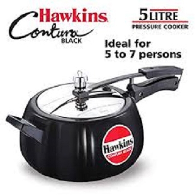 Picture of Hawkins Contura Pressure Cooker 1.5 Liter - 6.5 Liter BLACK (Ash5)