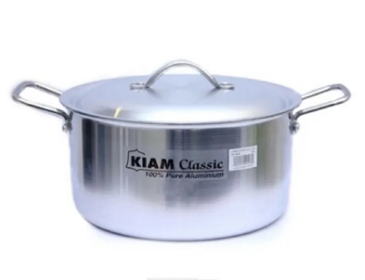 Picture of Kiam Aluminium Stockpot With Lid (34CM)
