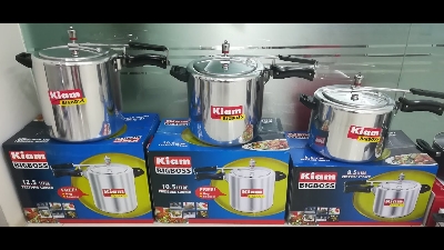 Picture of Kiam BIGBOSS Pressure Cooker (ORDER AS PER SIZES) (Silver10.5L)