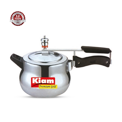 Picture of Kiam Premium Gold Pressure Cooker (ORDER AS PER SIZES) (Silver3.5L)