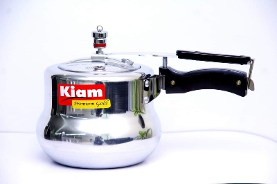 Picture of Kiam Premium Gold Pressure Cooker (ORDER AS PER SIZES) (Silver3.5L)