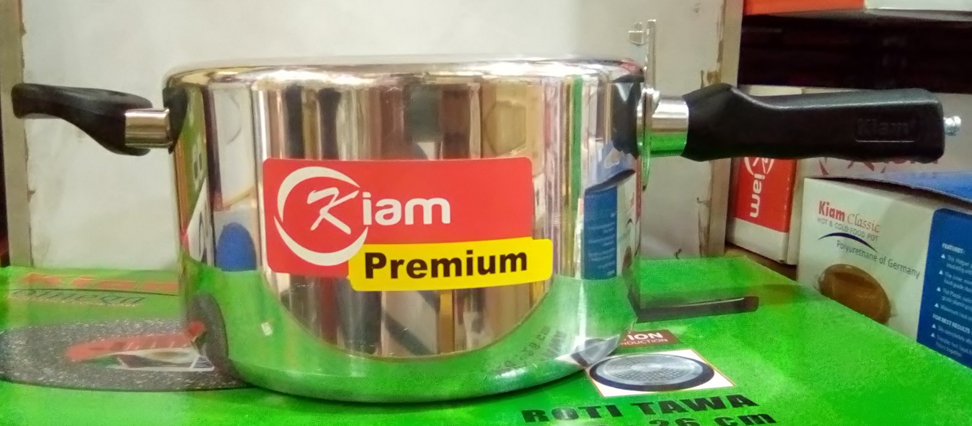 Picture of Kiam Premium Pressure Cooker (ORDER AS PER SIZES) (Silver6.5L)