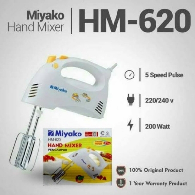 Picture of Miyako Egg Beater and Mixing AS PER GIVEN MODELS (Multicolor-HM620)