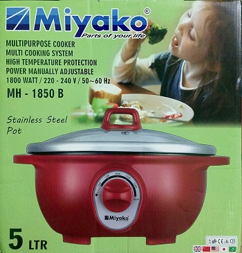 Picture of Miyako Electric Multipurpose Cooker 5 Liter (Multicolor500)