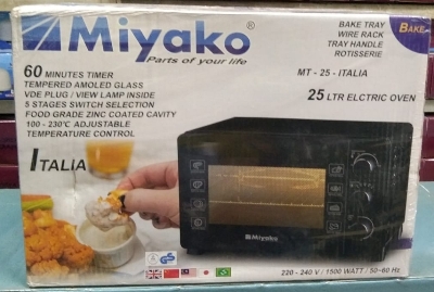Picture of Miyako Multi Electric Oven (MT-25-ITALIA)