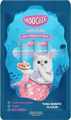Picture of Moochie Treat for Cats and Kittens Tuna Bonito Flavor 15 G Pouch (5PCS)