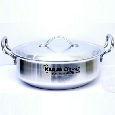 Picture of Kiam Aluminium Wokpan With Lid (24CM)
