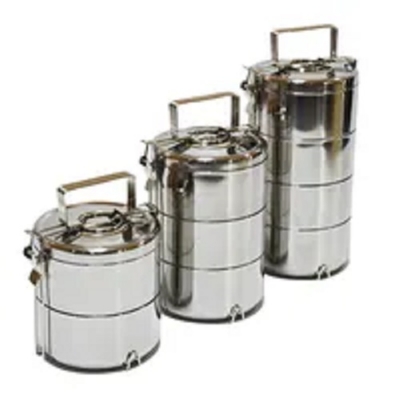 Picture of Stainless Steel Food Carrier 12CM 304 FOOD GRADE (Silver2BOWL)