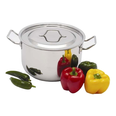 Picture of Stainless Steel Induction Sauce Pot with SS Lid and Handle 304 FOOD GRADE (Silver18CM)