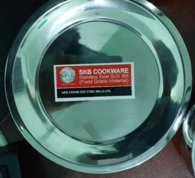 Picture of Stainless Steel Plate (Both side mirror) 304 FOOD GRADE (Silver18CM)