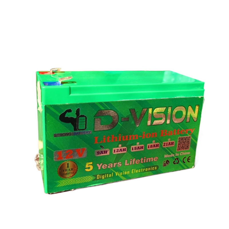 Picture of 12v 9ah Battery D Vision Lithium-ion Cell BMS Protection with 1 Years Gruntee