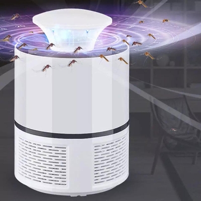 Picture of Usb Electronics Mosquito Killer Trap Moth Fly Wasp Led Night Light Lamp Bug Insect Lights Killing Pest Zapper Repeller White & Black