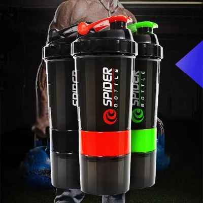 Picture of Spider Sport Shaker Water Bottle 3 in 1 - Multicolor
