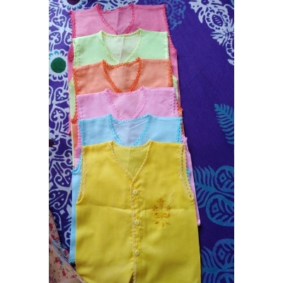 Picture of 100% Cotton Newborn baby Nima 6 pcs combo, Soft & High Quality Multicolor - Multicolor - NewBorn