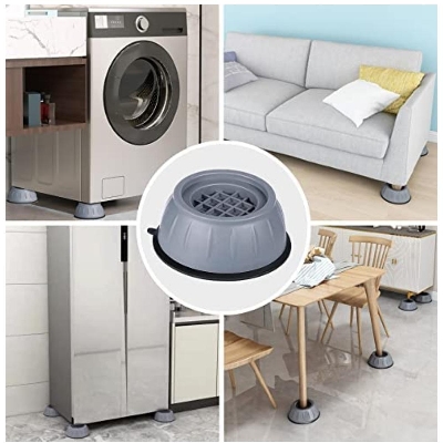 Picture of 4Pcs Anti Vibration Feet Pads,Fridge,Cupboard, Washing Machine Rubber Mat Anti-Vibration Pad Dryer Non-Slip Universal Fixed