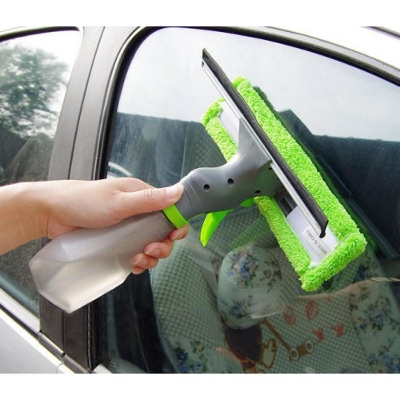 Picture of 3 in1 Glass Cleaning Wiper Brush Sponge for Car Windshield Windows - 1 pcs Random Color will be shipped - Multicolor