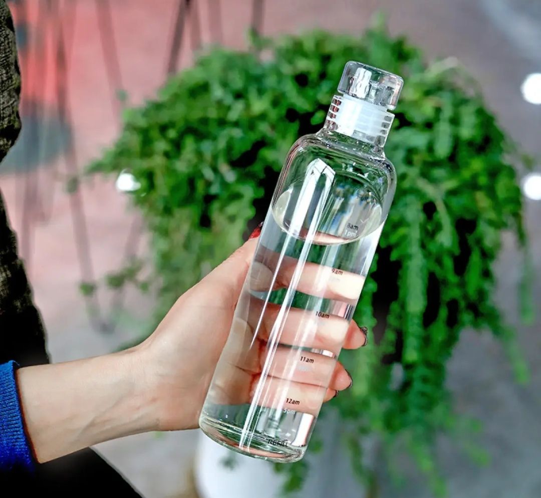 Picture of Transparent Water Bottle 500Ml - Stay Refreshed On-The-Go With A Sleek And Durable Design