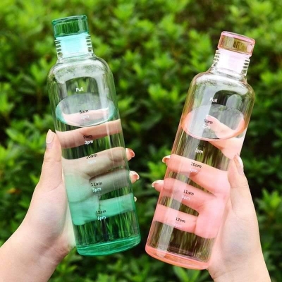 Picture of Transparent Water Bottle 500ML Made Of Food Grade  Plastic