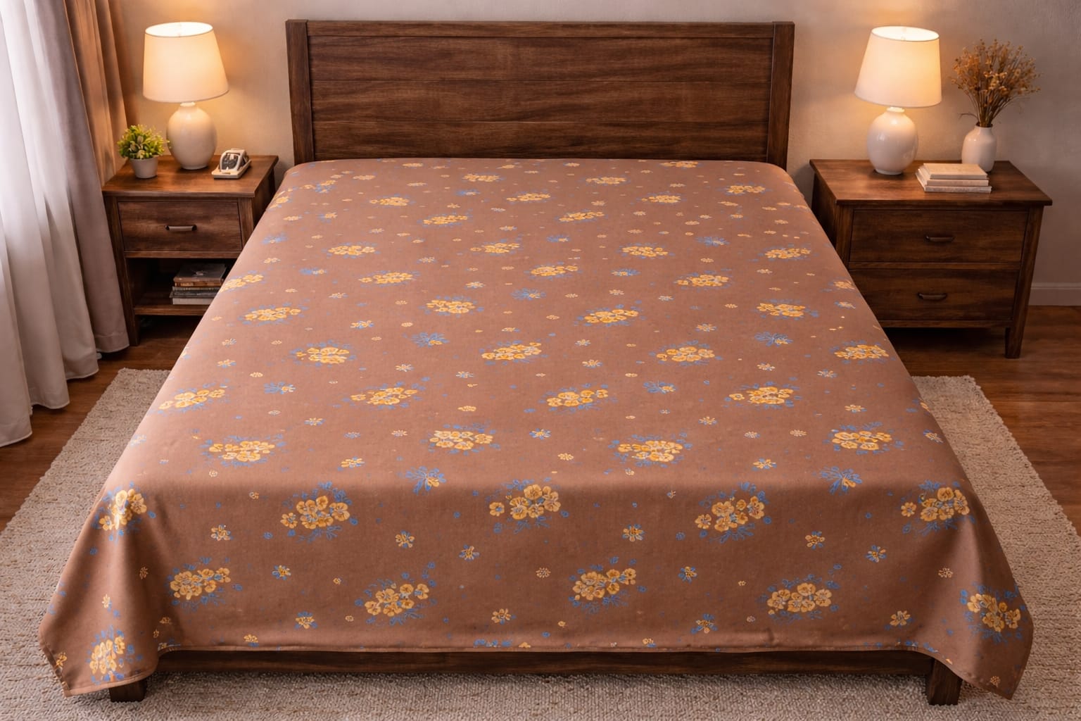 Picture of Safe Waterproof Washable bed sheet Urine Mat full bed  Multicolor