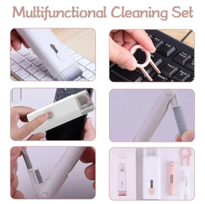 Picture of 7-in-1 Computer Keyboard Cleaner Brush Kit
Earphone Cleaning Pen For Headset iPad Phone
Cleaning Tools Cleaner Keycap Puller Kit - Multicolor