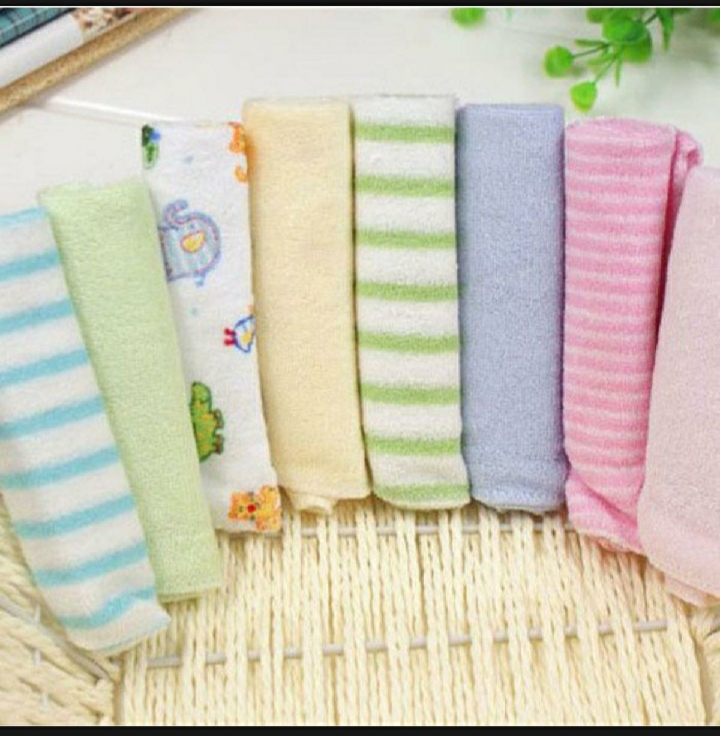 Picture of Baby Towels Set - 8 Pieces - Multicolor