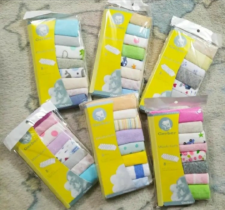Picture of Baby Towels Set - 8 Pieces - Multicolor